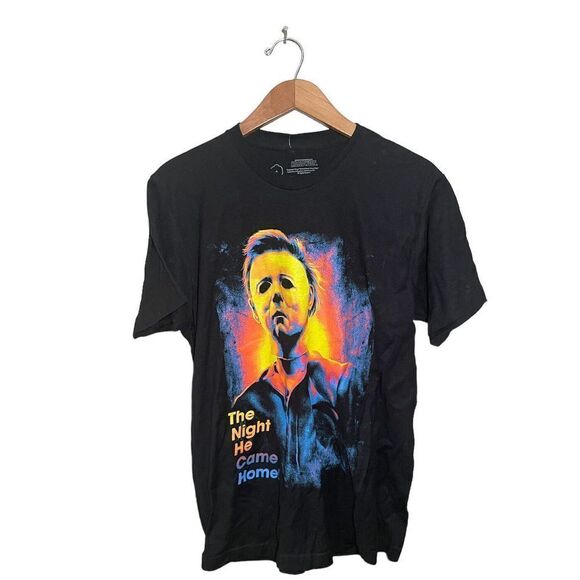 John Carpenter’s NWT Halloween‎ Horror T-Shirt Michael Myers Size Medium Black - Picture 1 of 5